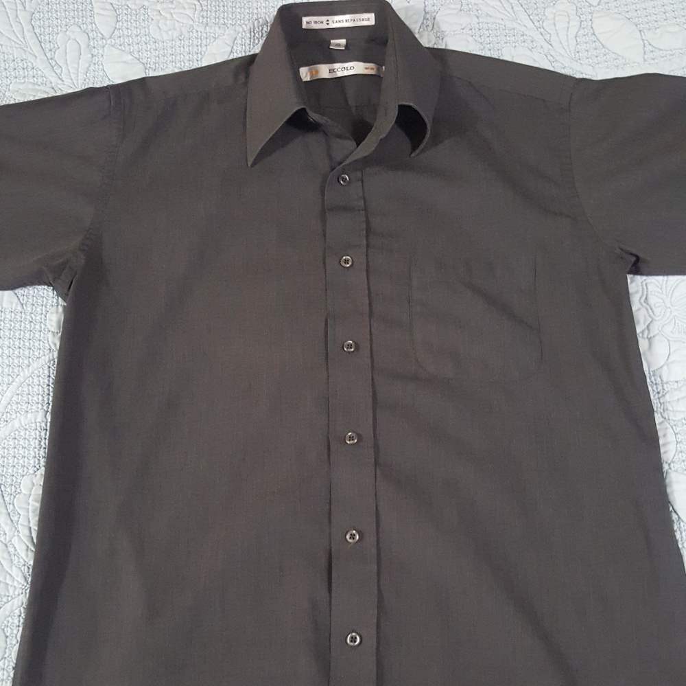 Men's grey dress shirt